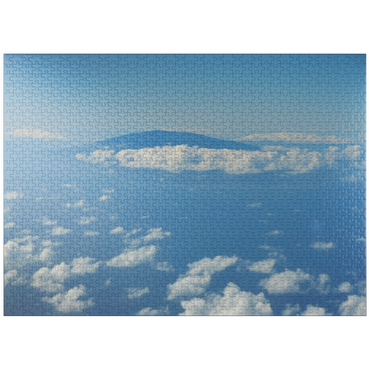 puzzleplate Hawaii, The Big Island: Flight Over Pacific Ocean 1000 Jigsaw Puzzle