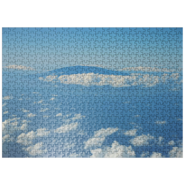 puzzleplate Hawaii, The Big Island: Flight Over Pacific Ocean 500 Jigsaw Puzzle