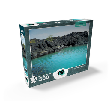 Hawaii, The Big Island: Lava Rocks Shoreline, no.1 500 Jigsaw Puzzle box view2