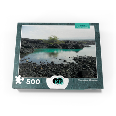 Hawaii, The Big Island: Lava Rocks Shoreline, no.2 500 Jigsaw Puzzle box view3