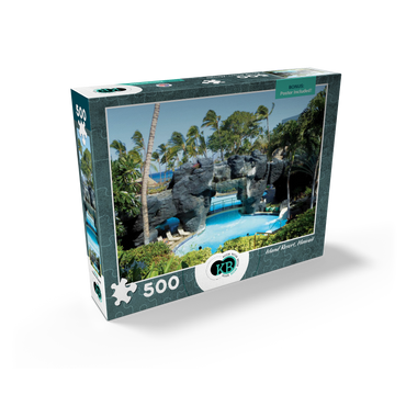 Hawaii, The Big Island: Island Resort Paradise 500 Jigsaw Puzzle box view2