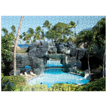 puzzleplate Hawaii, The Big Island: Island Resort Paradise 500 Jigsaw Puzzle