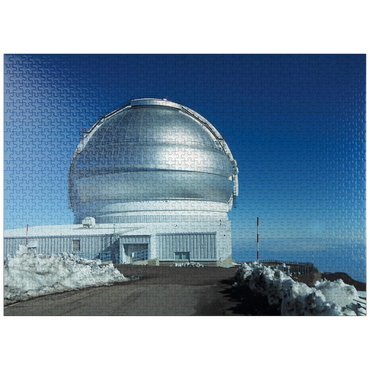 puzzleplate Hawaii, The Big Island: Keck Observatory, Mauna Kea 1000 Jigsaw Puzzle