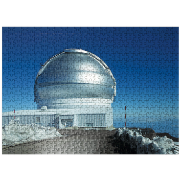 puzzleplate Hawaii, The Big Island: Keck Observatory, Mauna Kea 500 Jigsaw Puzzle