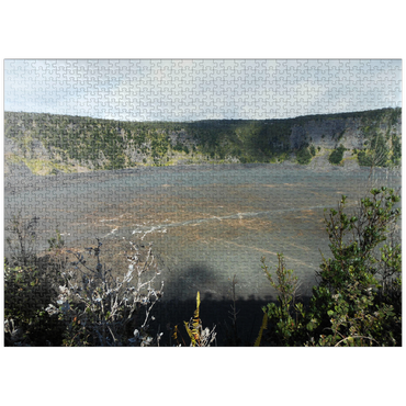 puzzleplate Hawaii, The Big Island: Kilauea Caldera 1000 Jigsaw Puzzle
