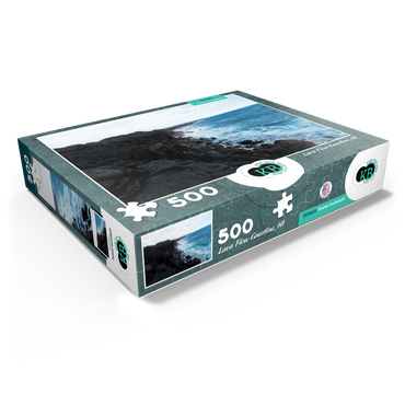 Hawaii, The Big Island: Lava Flow Coastline 500 Jigsaw Puzzle box view1