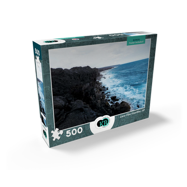 Hawaii, The Big Island: Lava Flow Coastline 500 Jigsaw Puzzle box view2