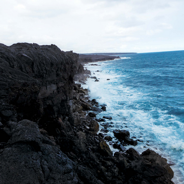 Hawaii, The Big Island: Lava Flow Coastline 500 Jigsaw Puzzle 3D Modell