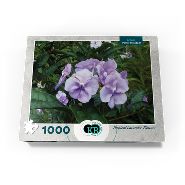 Hawaii, The Big Island: Lavender Island Flowers 1000 Jigsaw Puzzle box view3