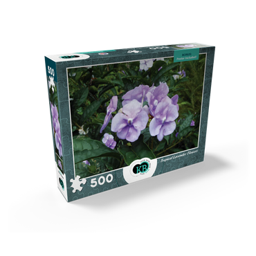 Hawaii, The Big Island: Lavender Island Flowers 500 Jigsaw Puzzle box view2