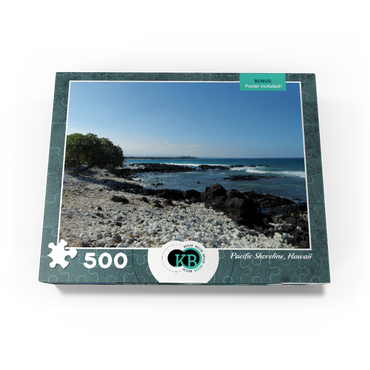 Hawaii, The Big Island: Rocky Pacific Shoreline 500 Jigsaw Puzzle box view3