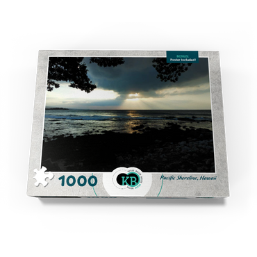 Hawaii, The Big Island: Pacific Shoreline Sunset 1000 Jigsaw Puzzle box view3