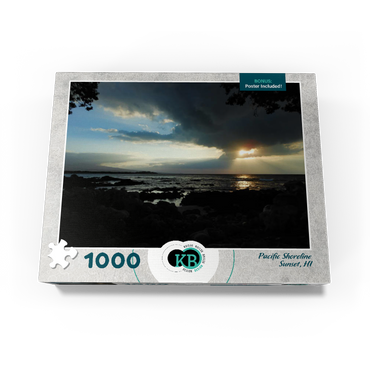 Hawaii, The Big Island: Sunset on the Pacific Shoreline 1000 Jigsaw Puzzle box view3