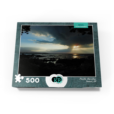 Hawaii, The Big Island: Sunset on the Pacific Shoreline 500 Jigsaw Puzzle box view3