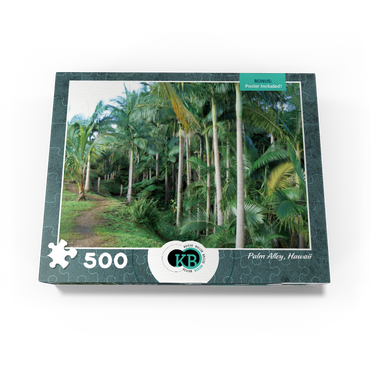 Hawaii, The Big Island: Palm Alley 500 Jigsaw Puzzle box view3