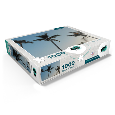 Hawaii, The Big Island: Palm Trees at Dusk 1000 Jigsaw Puzzle box view1