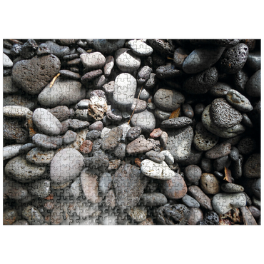 puzzleplate Hawaii, The Big Island: Pebbled Shoreline 500 Jigsaw Puzzle