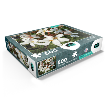 Hawaii, The Big Island: Plumeria Flowers 500 Jigsaw Puzzle box view1