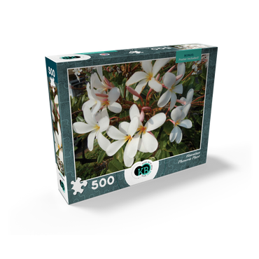 Hawaii, The Big Island: Plumeria Flowers 500 Jigsaw Puzzle box view2