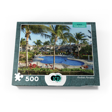 Hawaii, The Big Island: Poolside Paradise Resort 500 Jigsaw Puzzle box view3