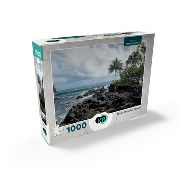 Hawaii, The Big Island: Rocky Shoreline, no.1 1000 Jigsaw Puzzle box view2