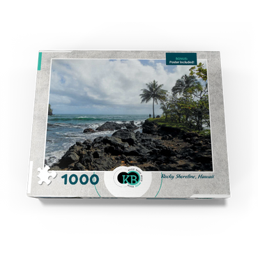 Hawaii, The Big Island: Rocky Shoreline, no.1 1000 Jigsaw Puzzle box view3