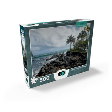 Hawaii, The Big Island: Rocky Shoreline, no.1 500 Jigsaw Puzzle box view2