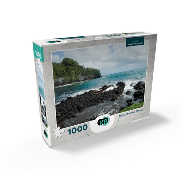 Hawaii, The Big Island: Rocky Shoreline, no.2 1000 Jigsaw Puzzle box view2