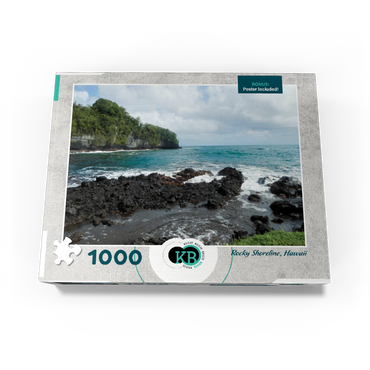 Hawaii, The Big Island: Rocky Shoreline, no.2 1000 Jigsaw Puzzle box view3