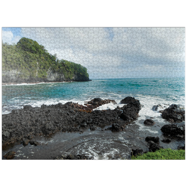 puzzleplate Hawaii, The Big Island: Rocky Shoreline, no.2 1000 Jigsaw Puzzle