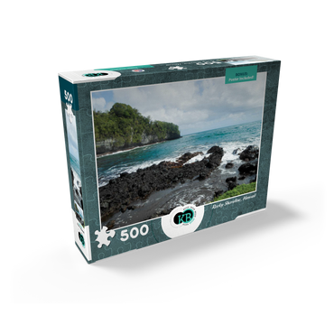 Hawaii, The Big Island: Rocky Shoreline, no.2 500 Jigsaw Puzzle box view2