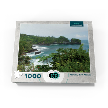 Hawaii, The Big Island: Shoreline Surf Hawaii, no.1 1000 Jigsaw Puzzle box view3