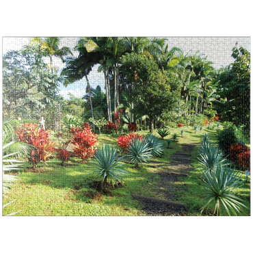 puzzleplate Hawaii, The Big Island: Tropical Garden 1000 Jigsaw Puzzle