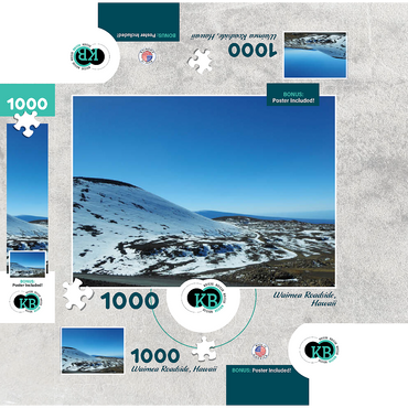 Hawaii, The Big Island: Waimea Roadside 1000 Jigsaw Puzzle box 3D Modell