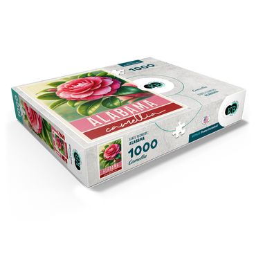 State Flowers Series: Alabama, Camellia 1000 Jigsaw Puzzle box view1