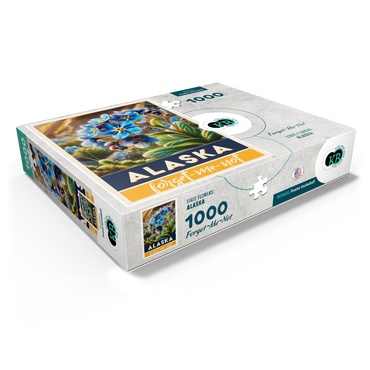 State Flowers Series: Alaska, Forget-Me-Not 1000 Jigsaw Puzzle box view1