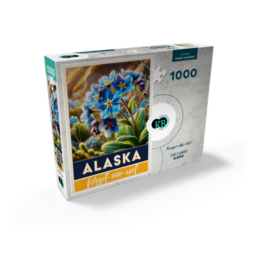 State Flowers Series: Alaska, Forget-Me-Not 1000 Jigsaw Puzzle box view2