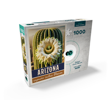 State Flowers Series: Arizona, Saguaro Cactus Blossom 1000 Jigsaw Puzzle box view2