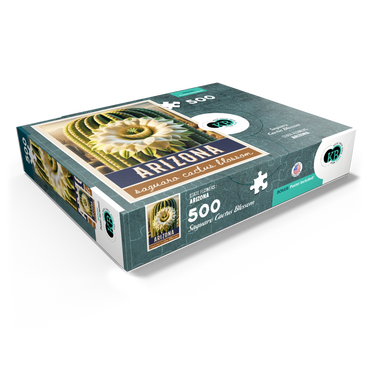 State Flowers Series: Arizona, Saguaro Cactus Blossom 500 Jigsaw Puzzle box view1