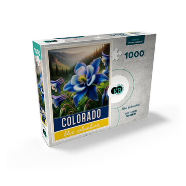 State Flowers Series: Colorado, Blue Columbine 1000 Jigsaw Puzzle box view2