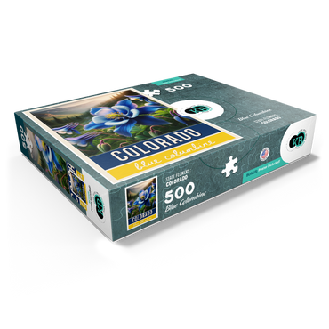 State Flowers Series: Colorado, Blue Columbine 500 Jigsaw Puzzle box view1