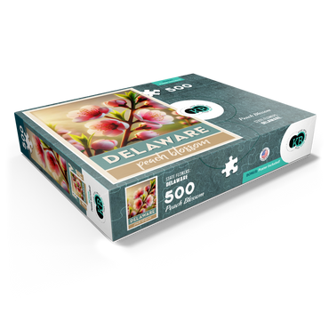 State Flowers Series: Delaware, Peach Blossom 500 Jigsaw Puzzle box view1