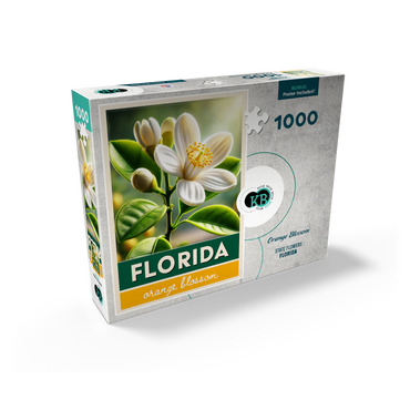 State Flowers Series: Florida, Orange Blossom 1000 Jigsaw Puzzle box view2