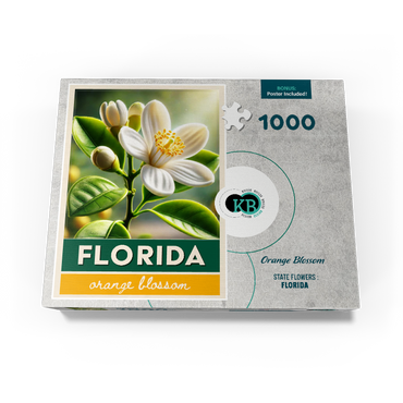 State Flowers Series: Florida, Orange Blossom 1000 Jigsaw Puzzle box view3