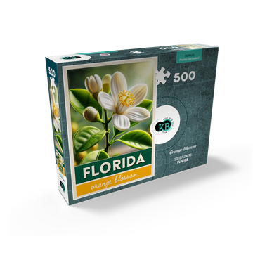 State Flowers Series: Florida, Orange Blossom 500 Jigsaw Puzzle box view2