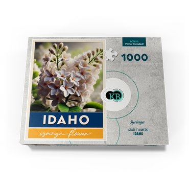 State Flowers Series: Idaho, Syringa 1000 Jigsaw Puzzle box view3