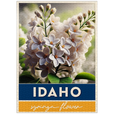 puzzleplate State Flowers Series: Idaho, Syringa 1000 Jigsaw Puzzle