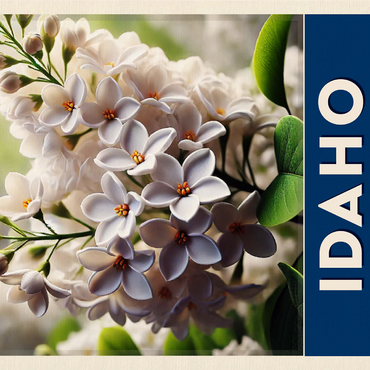State Flowers Series: Idaho, Syringa 1000 Jigsaw Puzzle 3D Modell