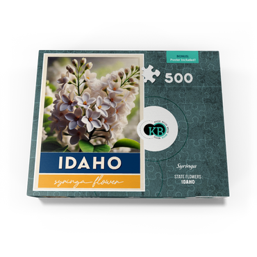 State Flowers Series: Idaho, Syringa 500 Jigsaw Puzzle box view3