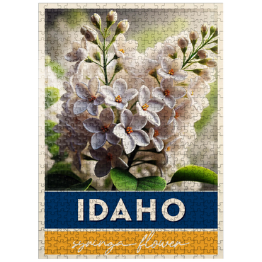 puzzleplate State Flowers Series: Idaho, Syringa 500 Jigsaw Puzzle